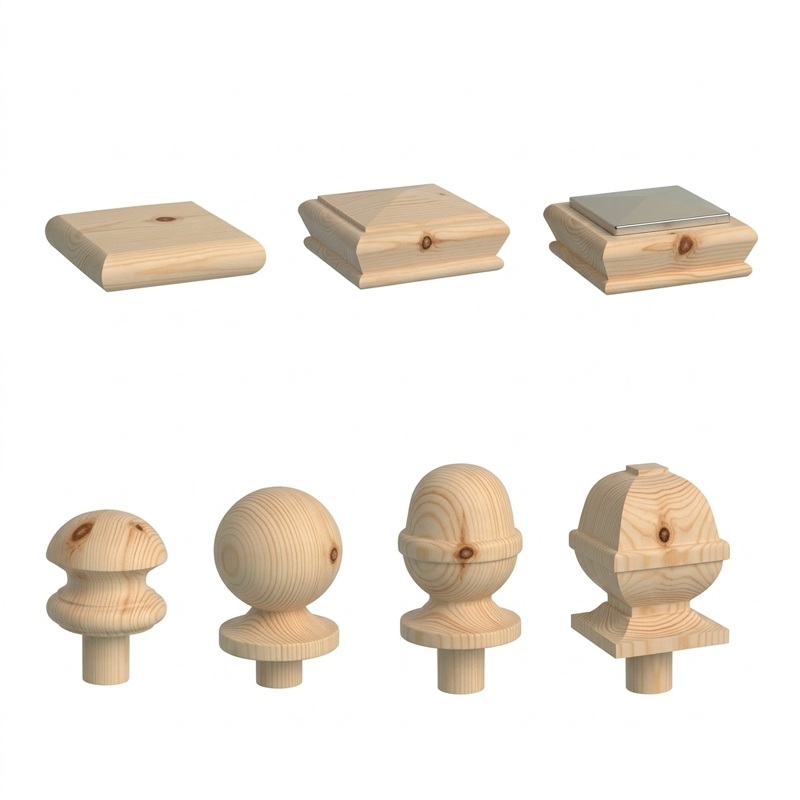 Pine 90mm Caps